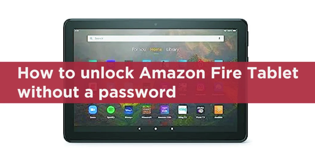 unlock an Amazon Fire Tablet